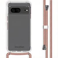 imoshion Coque arrière transparente avec cordon Google Pixel 7 - Rose Doré