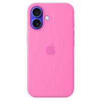 Apple Coque en silicone MagSafe Apple iPhone 16 - Peony Pink