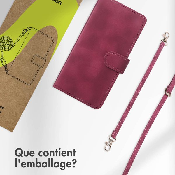 imoshion Etui de télephone portefeuille avec cordon Xiaomi Redmi Note 15 (5G) - Rouge