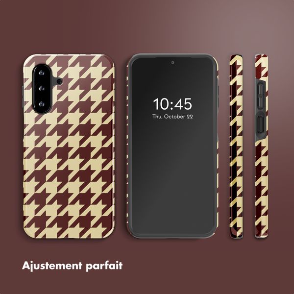 Selencia Coque arrière Vivid Samsung Galaxy A17 (5G) / (4G) - Pied-de-Poule