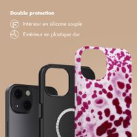 Selencia Coque arrière Vivid avec MagSafe Apple iPhone 13 - Cosmic Orchid