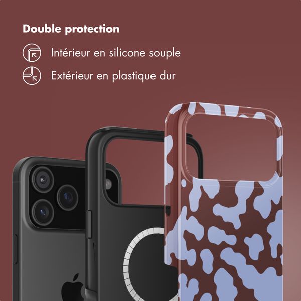 Selencia Coque arrière Vivid avec MagSafe Apple iPhone 17 Pro - Moo'd Lavender Glow