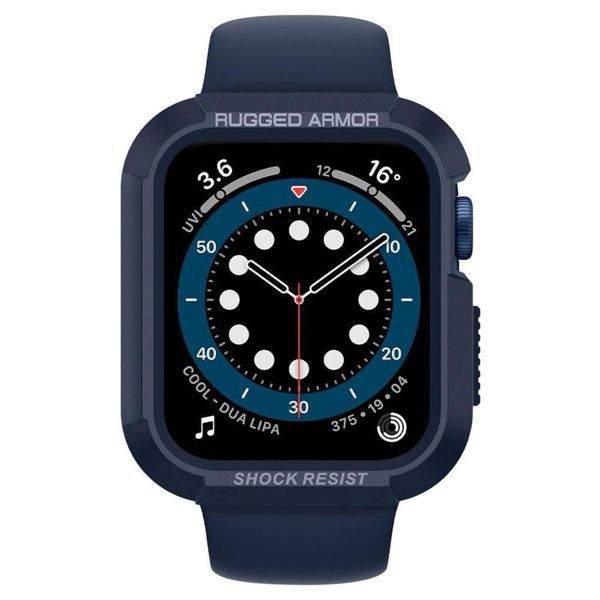 Spigen Coque Rugged Armor™ Apple Watch 4 / 5 / 6 / SE - 44 mm - Blue