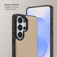 Selencia Coque de télephone Nova avec cordon et porte-cartes Samsung Galaxy S26 Ultra - Beige