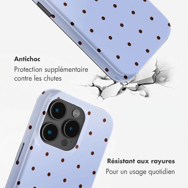 Selencia Coque arrière Vivid avec MagSafe Apple iPhone 15 Pro - Happy Dots Digital Sky