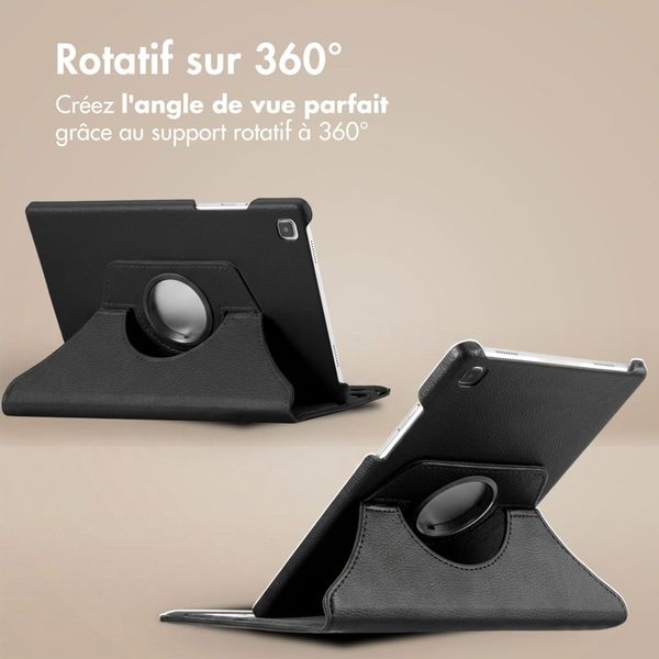imoshion Coque tablette rotatif à 360° Samsung Galaxy Tab S6 Lite (2020/2022/2024)  - Noir
