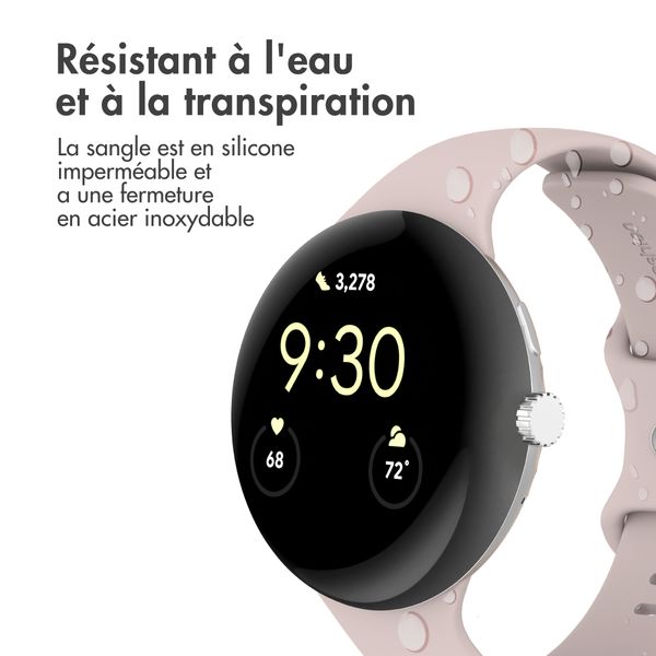 imoshion Bracelet en silicone⁺ Google Pixel Watch 3 / 4 (45 mm) - Taille S - Rose