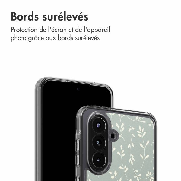 imoshion Coque Design Samsung Galaxy A36 - Smoke Green Flowers