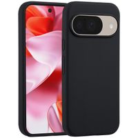 Accezz Coque Liquid Silicone Google Pixel 11 / 11 Pro / 10 / 10 Pro - Noir