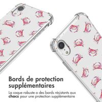 imoshion Coque Design avec cordon Apple iPhone Xr - Crab Watercolor