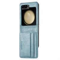 imoshion Étui de télephone portefeuille Luxe Samsung Galaxy Z Flip 7 FE - Bleu clair