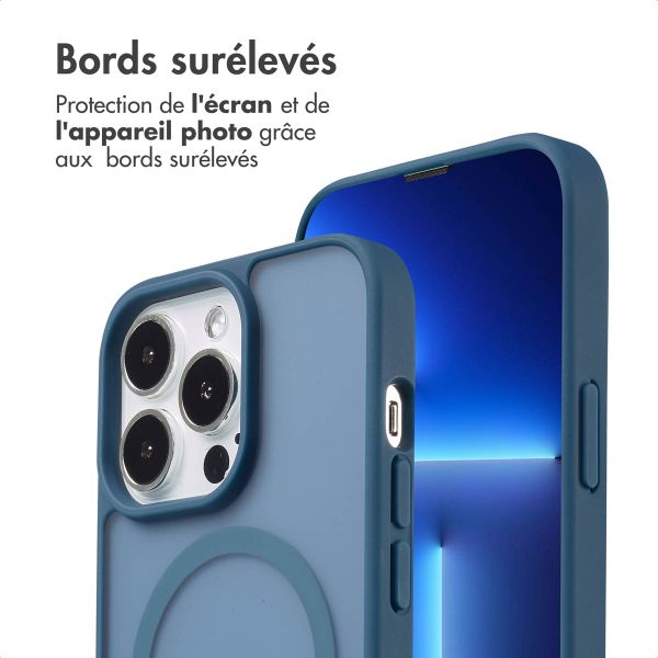 imoshion Coque Color Guard avec MagSafe Apple iPhone 13 Pro - Bleu foncé