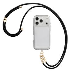 Selencia Cordon universel pour téléphone avec 2 crochets - réglable - Noir