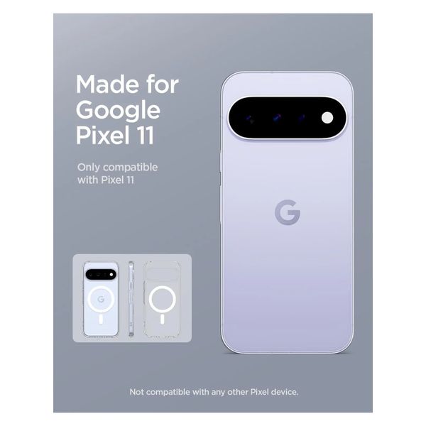 Spigen Coque Ultra Hybrid MagSafe Google Pixel 11 - Clear / White