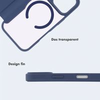 imoshion Bookcase transparente avec MagSafe Apple iPhone 17 Pro - Bleu