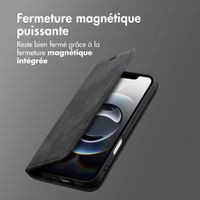 imoshion Étui de téléphone portefeuille Slim Apple iPhone 17e / 16e - Noir