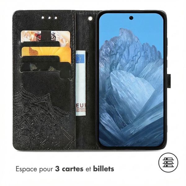 imoshion Etui de télephone Mandala Google Pixel 9 Pro XL - Noir