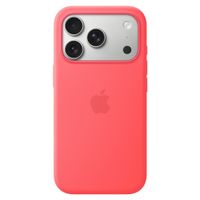 Apple Coque en silicone avec MagSafe Apple iPhone 17 Pro Max - Bright Guava