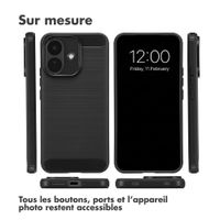 imoshion Coque Brushed Xiaomi Redmi Note 17 Pro - Noir