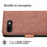 imoshion Étui de télephone portefeuille de luxe Google Pixel 9A - Marron