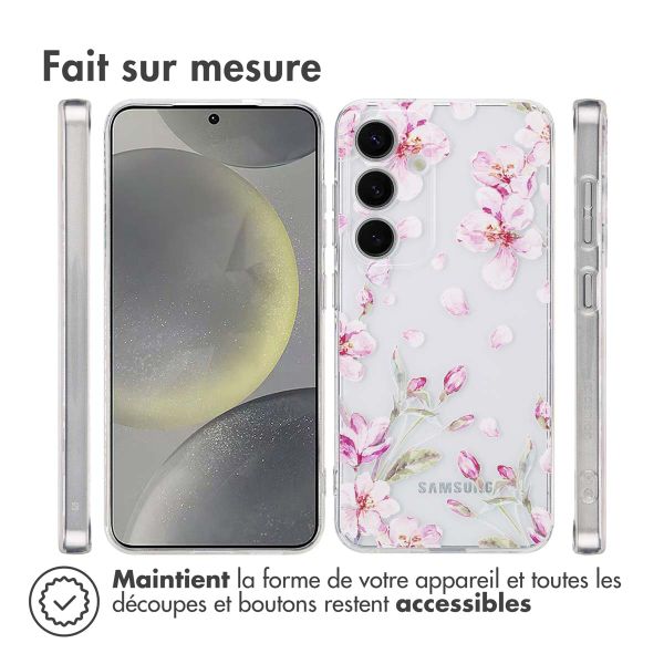 imoshion Coque Design Samsung Galaxy S25 - Blossom Watercolor