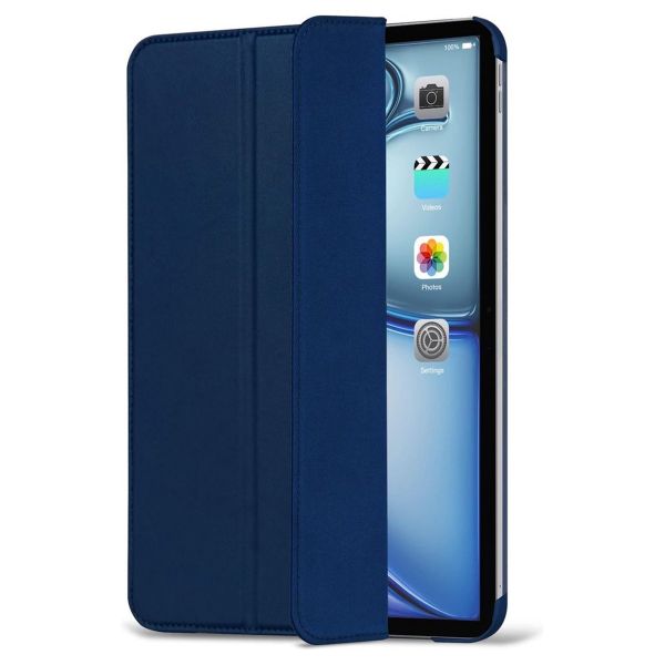 Decoded Textured Sillicon Slim Cover Apple iPad Air 13 pouces (2026) M4 / (2025) M3 / (2024) M2 - Navy Peony