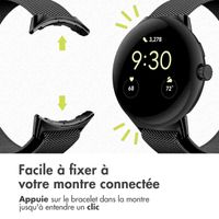 imoshion Bracelet magnétique milanais Google Pixel Watch / Watch 2 / Watch 3 / Watch 4 (41 mm) - Noir