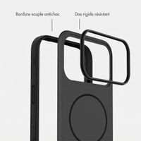 imoshion Coque arrière Color avec Thin MagSafe Ring Apple iPhone 17 Pro - Noir
