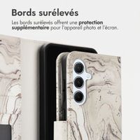 imoshion Étui de télephone portefeuille Design Samsung Galaxy A56 - Sandy Marble