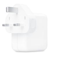 Apple Adaptateur secteur avec deux ports USB-C - 35 W - Type G - Prise pour le Royaume-Uni - Blanc