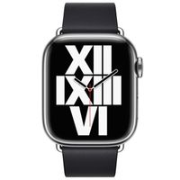 Apple Bracelet Leather Band Modern Buckle Apple Watch | 38/40/41/42 mm - Taille S - Midnight