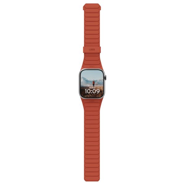 UAG Bracelet Pathfinder réversible en silicone Apple Watch | 44/45/46/49 mm - Olive/Rust