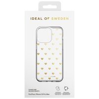 iDeal of Sweden Coque Clear MagSafe Apple iPhone 15 Pro Max - Golden Hearts
