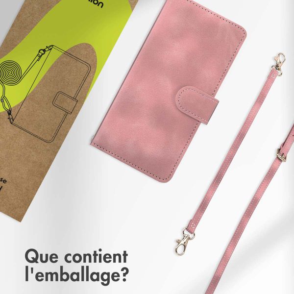 imoshion Etui de télephone portefeuille avec cordon Xiaomi Redmi Note 15 (5G) - Rose