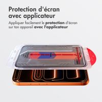 Accezz Protection d'écran en verre trempé avec filtre de confidentialité + Applicateur Apple iPhone 17 Pro Max