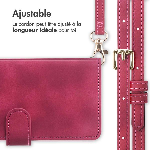imoshion Etui de télephone portefeuille avec cordon Google Pixel 9A - Rouge