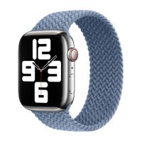 Apple Bracelet Solo tressé Apple Watch | 38/40/41/42 mm - Taille 4 - Slate Blue