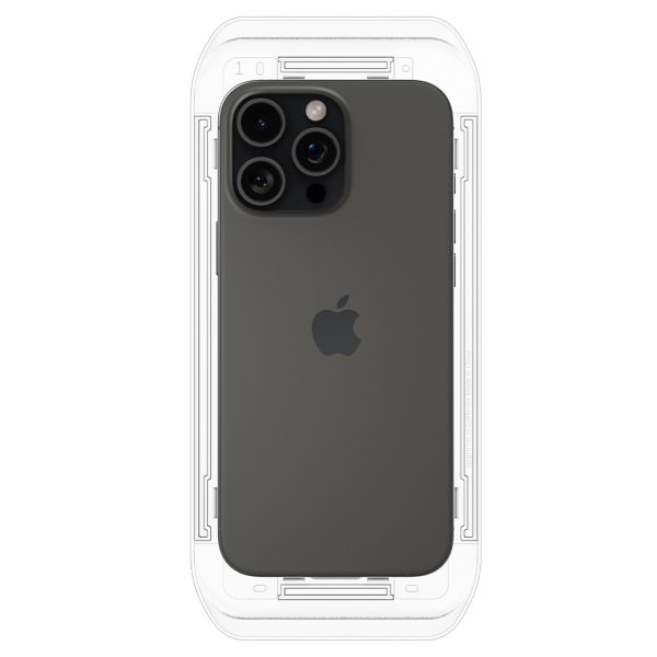 Spigen Protection d'écran en verre trempé GLAStR Privacy Applicator - lot de 2 Apple iPhone 17 / 17 Pro / 16 Pro