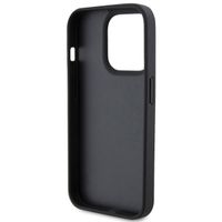 Guess Coque 4G Logo Triangle Strass Apple iPhone 15 Pro - Noir