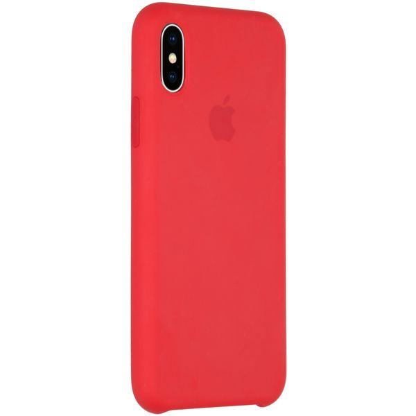 Apple Coque en silicone Apple iPhone X - Red