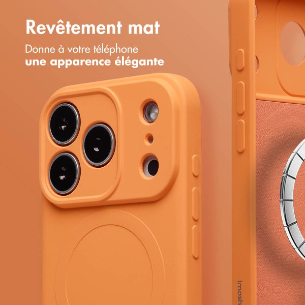 imoshion Coque Couleur avec MagSafe Apple iPhone 17 Pro - Orange