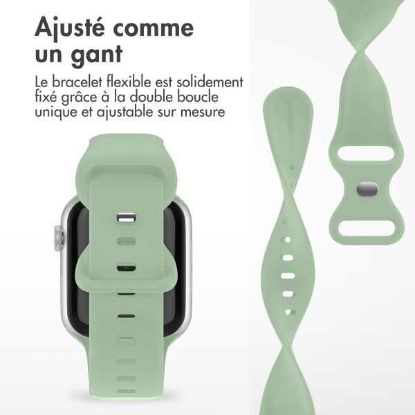 imoshion Bracelet en silicone⁺ Apple Watch | 38/40/41/42 mm - Taille S/M - Pistachio
