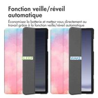 imoshion Coque tablette Design Trifold Samsung Galaxy Tab A11 Plus / A9 Plus - Sky