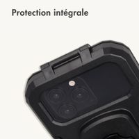 imoshion Support de téléphone premium pour vélo - Résistant aux éclaboussures - Rotation à 360° - Universel - Noir