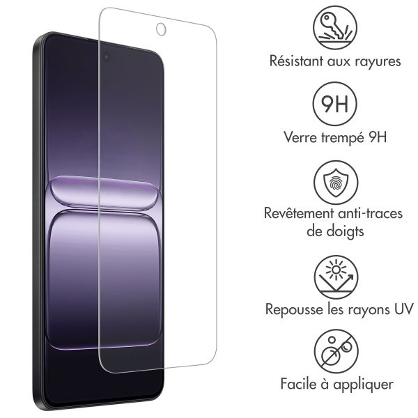 Accezz Protection d'écran en verre trempé OnePlus Nord CE5
