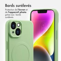 imoshion Coque Couleur avec MagSafe Apple iPhone 14 - Vert