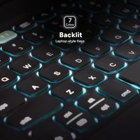 ZAGG Coque clavier tablette Pro Keys 2 Apple iPad Air 11 pouces (2026) M4 / (2025) M3 / (2024) M2 - QWERTY / NL - Noir
