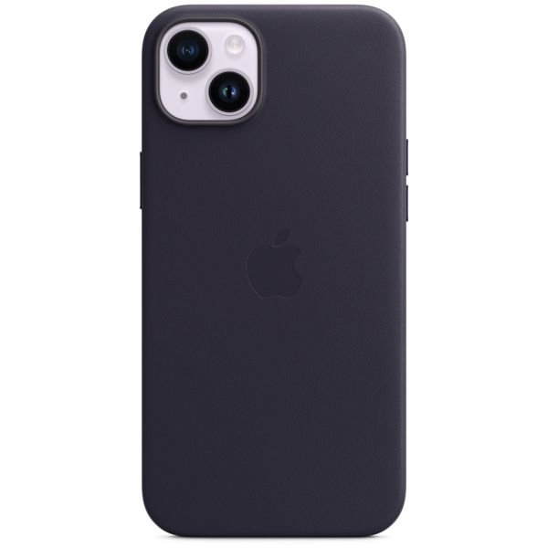 Apple Coque Leather MagSafe Apple iPhone 14 Plus - Ink