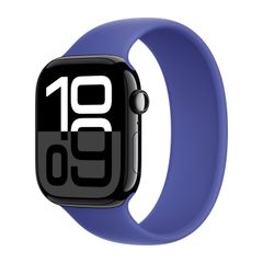 Apple Bracelet Boucle unique en Silicone Apple Watch | 38/40/41/42 mm - Taille 6 - Ultramarine