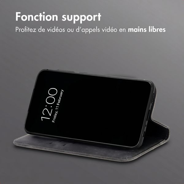 imoshion Étui de téléphone portefeuille Slim Samsung Galaxy A27 (5G) - Noir